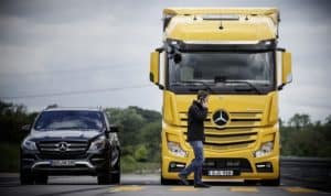 Mercedes-Benz Trucks to get Pedestrian Avoidance