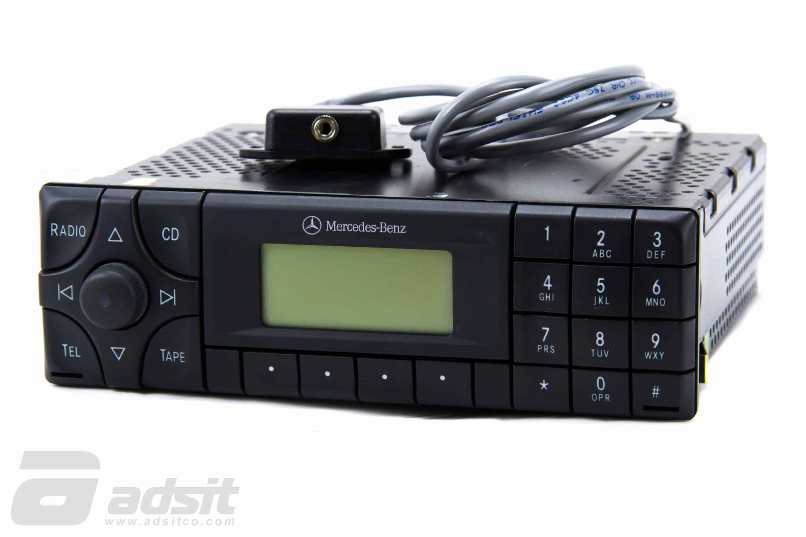 Mercedes OE Becker Rebuilt Radio with Bluetooth Upgrade Adsit